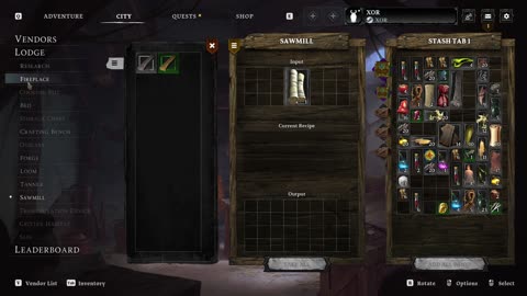 Legacy Steel & Sorcery menues