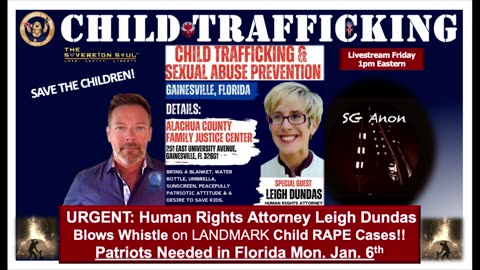 Live on QNP | Cross-Stream: Attorney Leigh Dundas Blows Whistle on Child-Rape Case in FL, USA