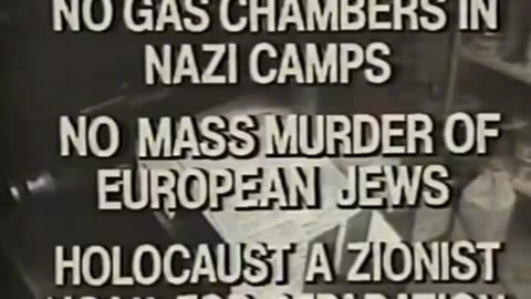 NO gas chambers - no Holocaust