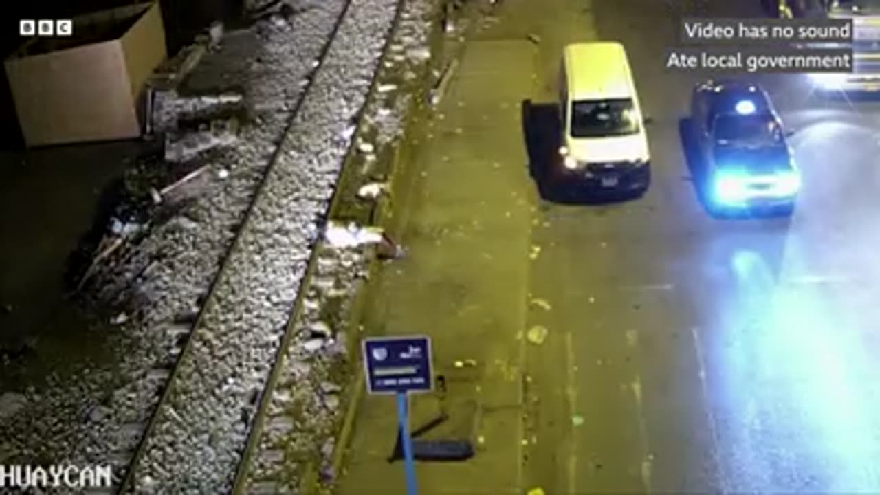 Man survives being run over by train