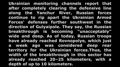 Weekly battlefront update based on the latest reports by Yury Podolyaka 11/10/2025