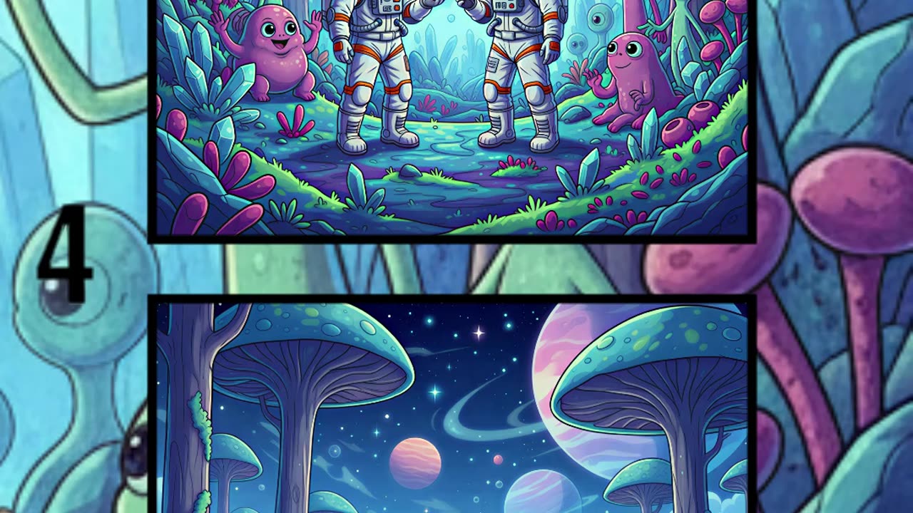 Alien Space Station 🛸✨ | Spot the Differences 👀 | Outer Space Puzzle Challenge