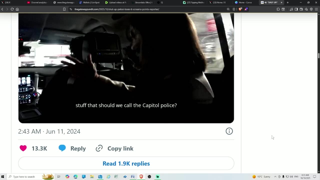 Hamas Executions, Pelosi Tells Reporter To Shut Up & More