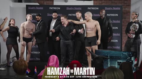 Hamzah vs Martin Weigh In