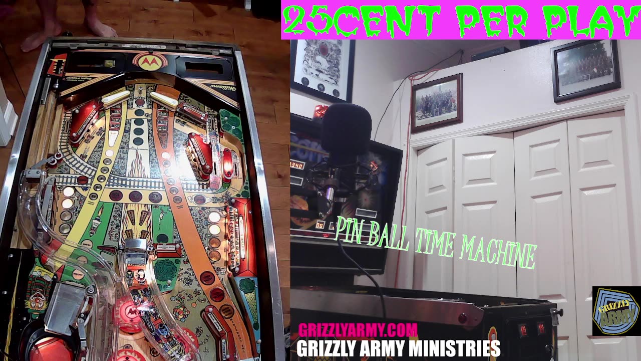 PINBALL TIME MACHINE 25 CENT THURSDAYS!! PER PLAY! NO EXCEPTIONS!