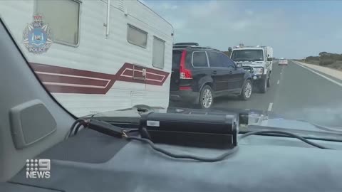 Police Bodycam Shows A Border Breacher's Wild Run At The Eucla Checkpoint