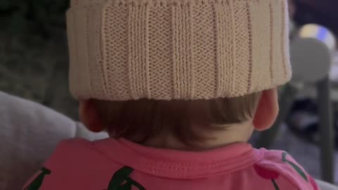 Surprise! Baby With Funny Hairstyle