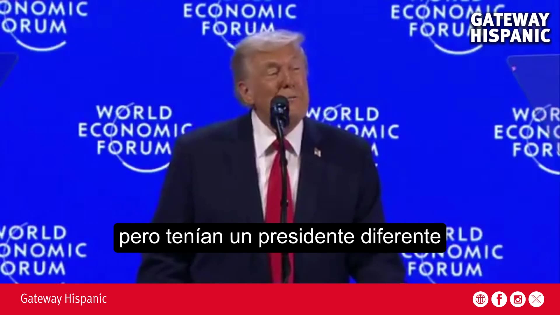 Trump Says in Davos That Greenland Is Key to U.S. National Security (VIDEO)