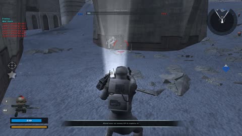 Star Wars Battlefront II 2005: Instant Action Conquest Rhen Var: Citadel Rebels Gameplay