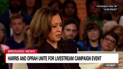 'What happened to you.'- Oprah asks Harris about stepping in for Biden