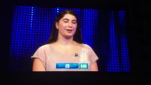 Worst Contestant on ITV game show the chase