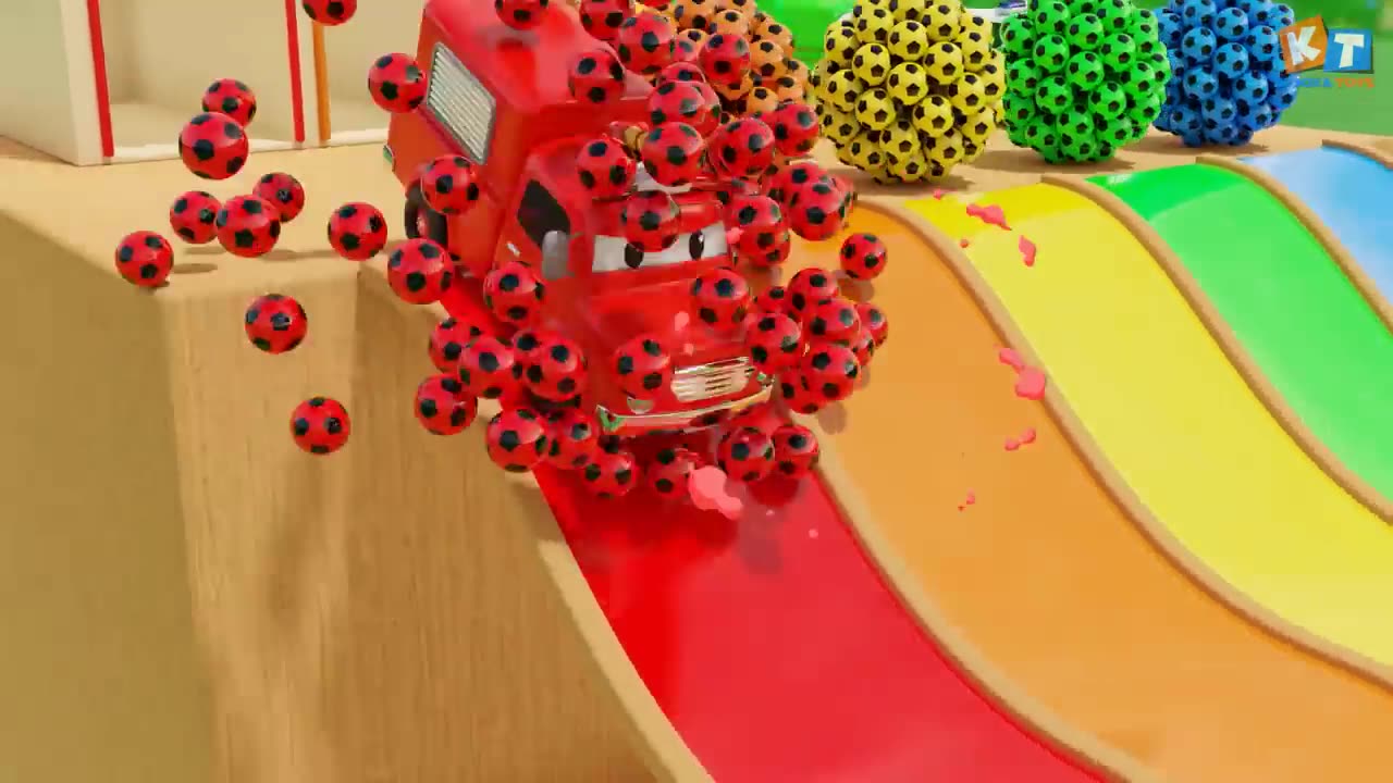 Cocomelon Color Train - Wheels on the Train - Baby Nursery Rhymes