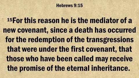 Hebrews 9