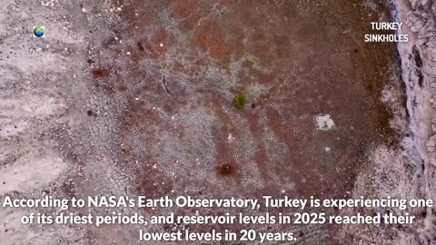 Des centaines de grands gouffres se sont formés en Turquie ces dernières années.