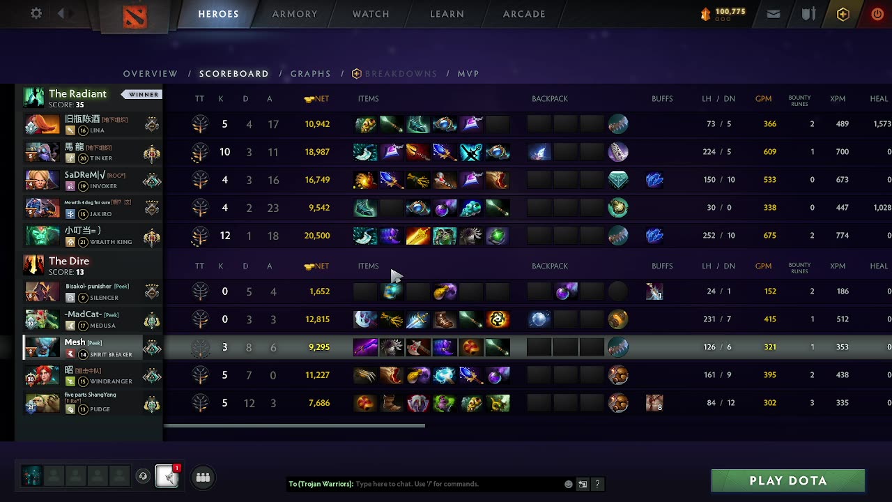 Playing Dota 2!!! Road to Immortal xD