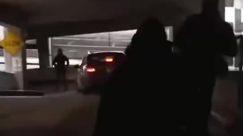 Watch as this apparent right wing agitator just ran somebody over in Minneapolis