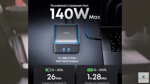 Anker Prime TB5 Docking Station, 14-in-1 Thunderbolt 5 Dock with 120Gbps Max Tra