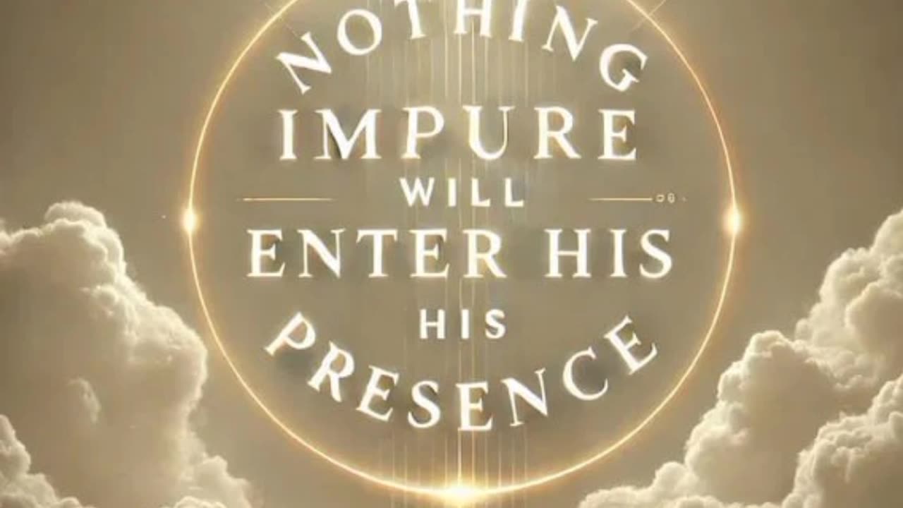NO IMPURE THING WILL ENTER YESHUA/JESUS' PRESENCE !!