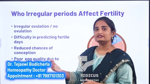 How Irregular Periods Causes Infertility? | Dr. Bharadwaz | Homeopathy, Medicine and Surgery