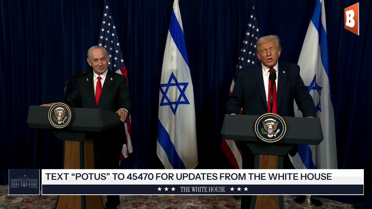 LIVE: President Trump & Israeli PM Benjamin Netanyahu Deliver Remarks...