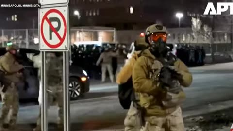 Thank god a very heavy police presence in Minneapolis tonight. they are dominating the streets, now the violence may end