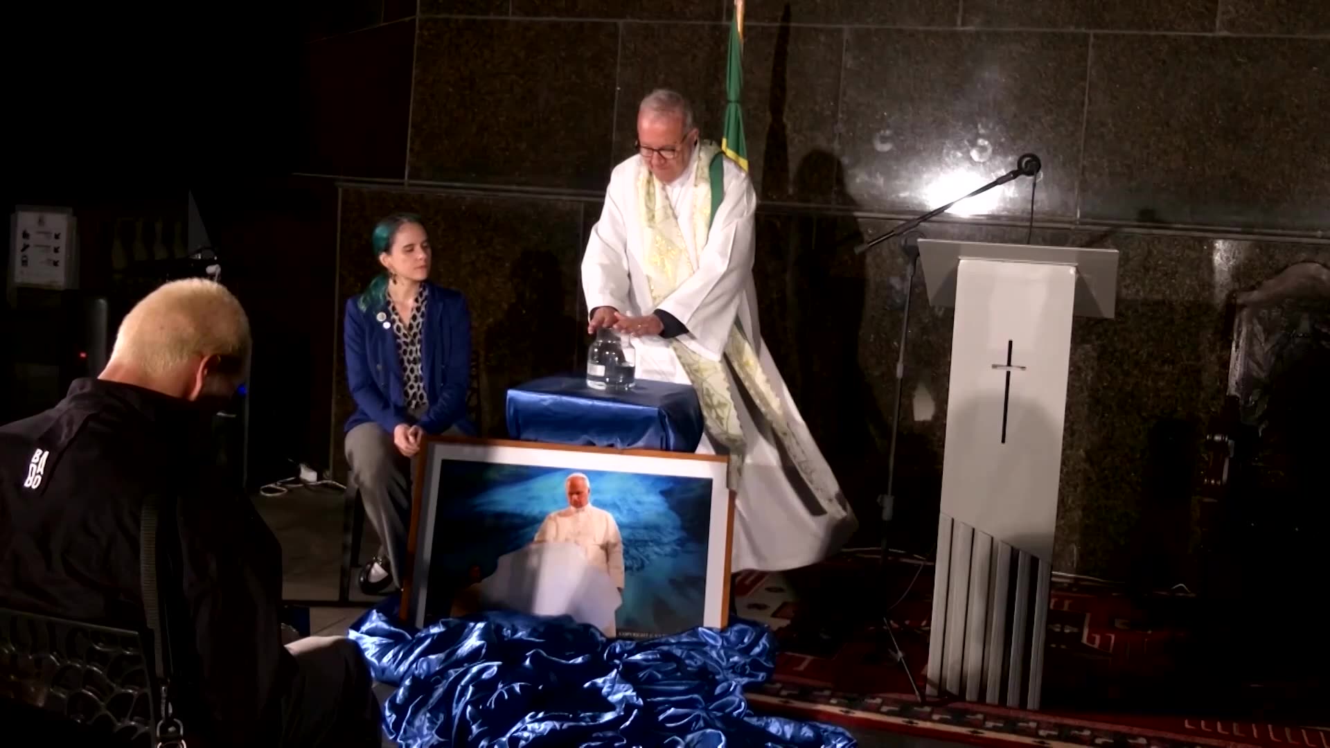 Pope Leos holy water reaches Rios Christ the Redeemer for COP30