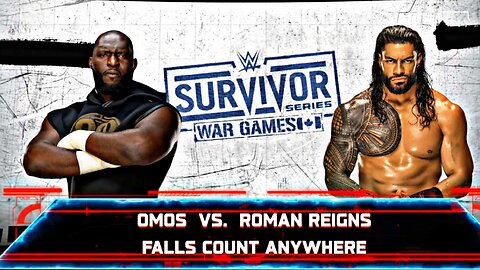 wwe 2k25 gameplay Roman Reigns vs omos wrestling fight wwe
