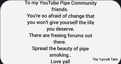 The Tunnell Take. Freedom, its out there