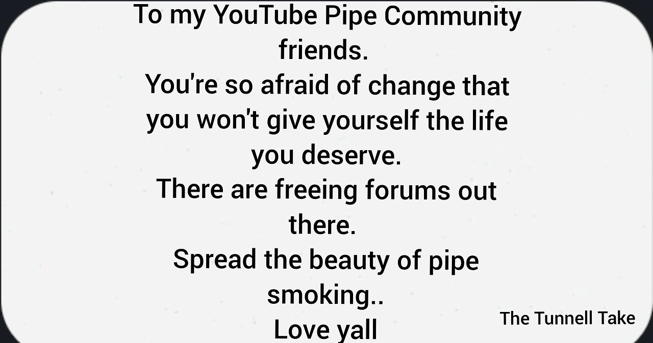 The Tunnell Take. Freedom, its out there