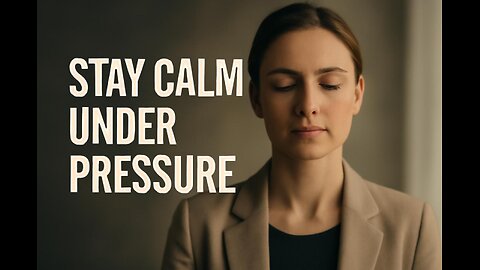 How to Stay Calm and Unshaken