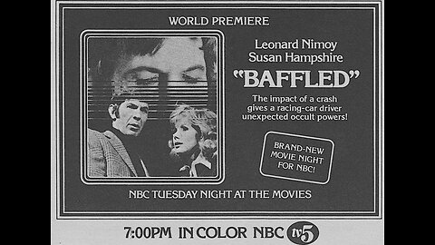 Baffled - ( Supernatural / Mystery Tv movie ) - 1973