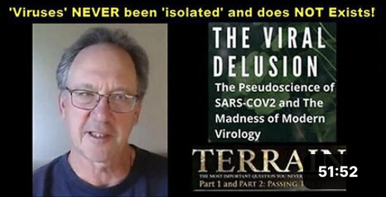 Dr 'Tom Cowan': The Myth About 'Virus' Contagions & Germ Theory!