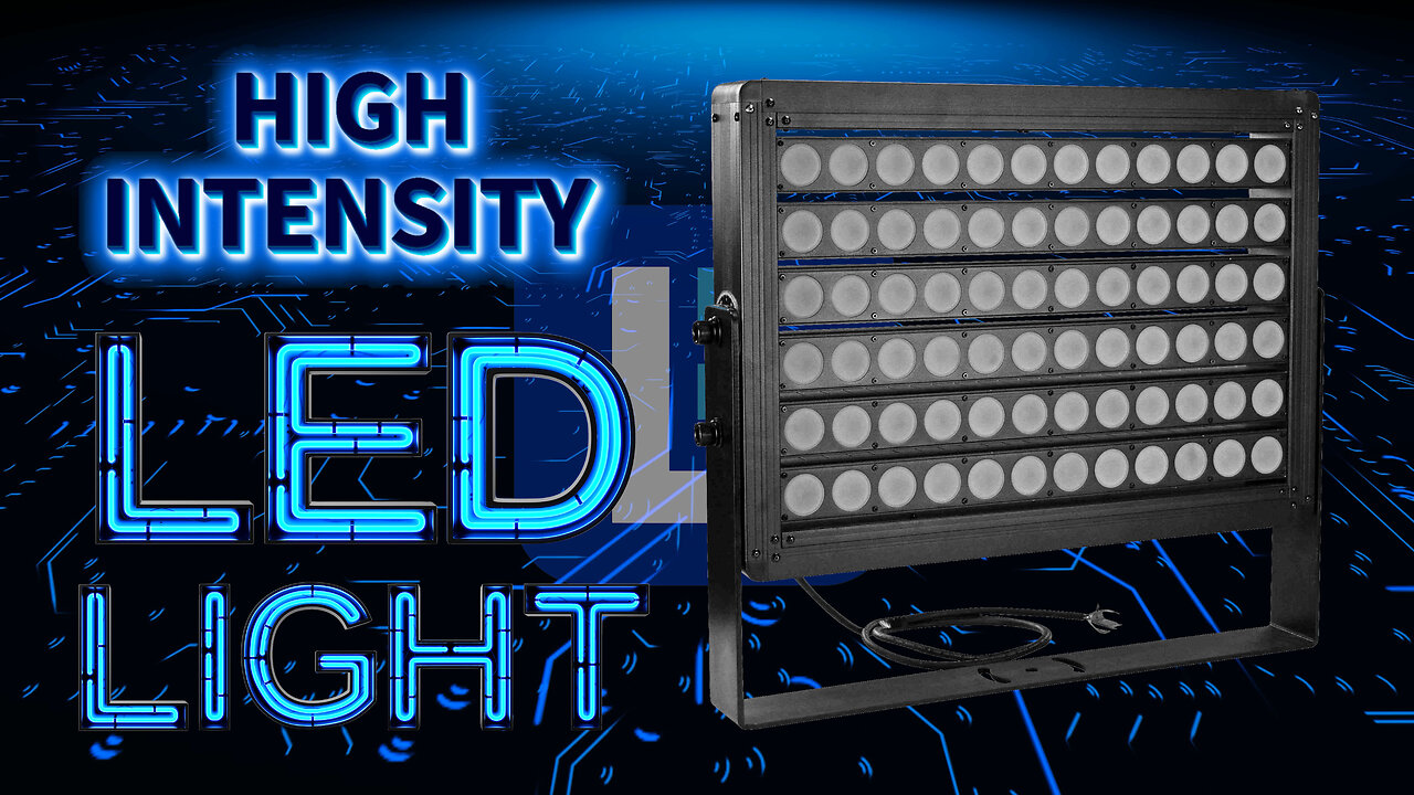 High Intensity LED Stadium Light - 97,500 Lumens - 120-277V AC - High Mast