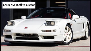Honda NSX R heading to auction
