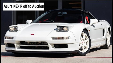 Honda NSX R heading to auction