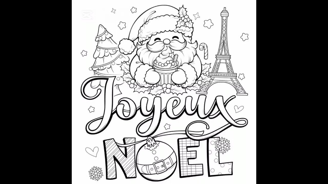 Shade the day Christmas coloring