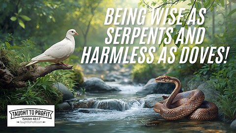 Being Wise As Serpents And Harmless As Doves!