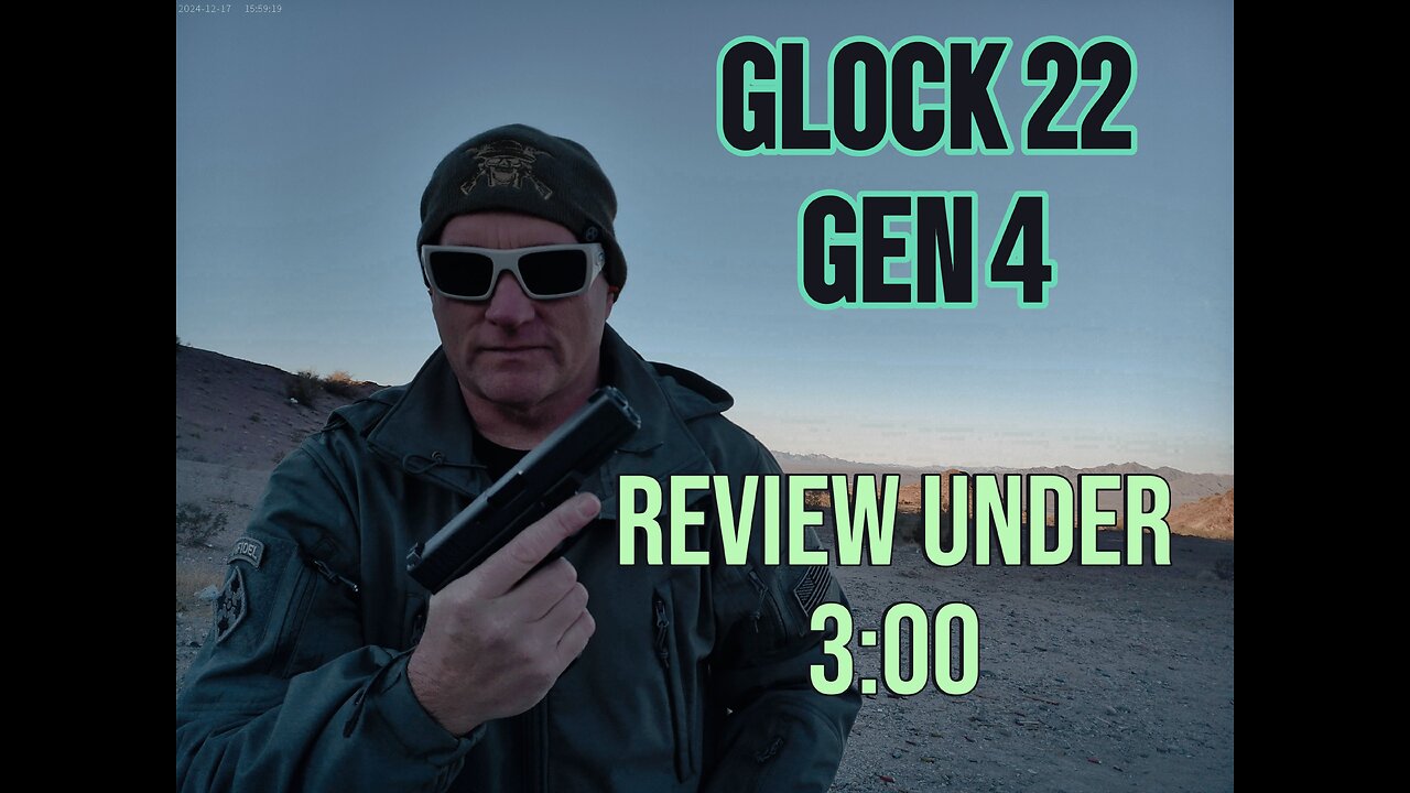 Glock 22 Gen 4 Under 3 Mins