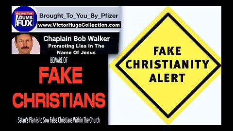Satanic Christians Chaplain Bob Walker Brought_To_You_By_Pfizer Promote Lies In The Name Of Jesus