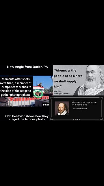 🎥🇺🇸 TRUMP ASSASSINATION: ACTIVE SHOOTER OR CIA HOLLYWOOD MOVIE SET❓🍿