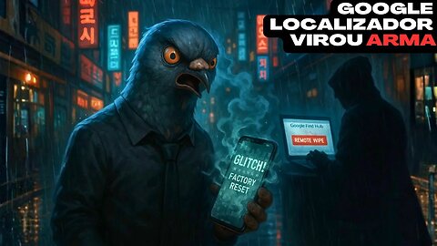 📰Google Localizador virou arma: o golpe que apaga teu Android enquanto você tá na rua