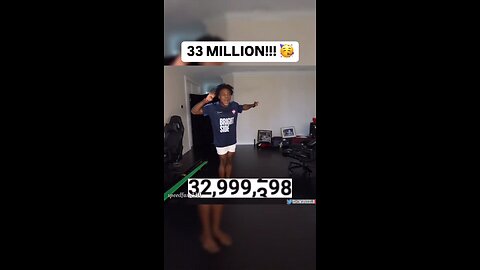 ishowspeed hit 33 million 💀🔥#rumble.#tranding #video