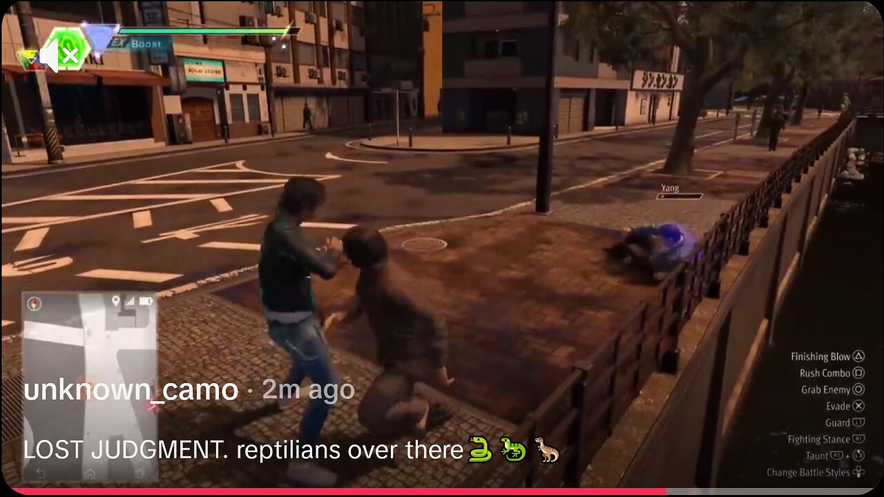 LOST JUDGMENT. reptilians over there🐍🦎🦖