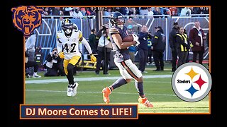 DJ Moore Comes ALIVE! l Bears Week 12 Post Game vs Steelers l Da Bears With Dark