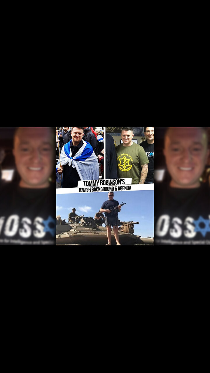 Tommy Robinsons Jewish Background & Agenda