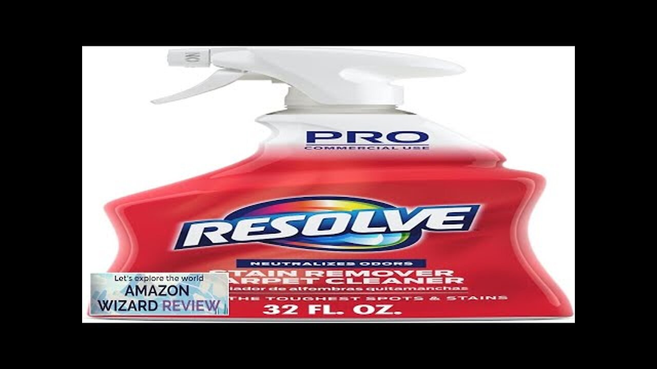 Resolve Professional Strength Spot and Stain Carpet Cleaner Carpet Cleaner Carpet Cleaner Review