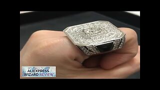 European and American D-color Mosan Diamond Clat Luxury Diamond 10K Gold Men's Review