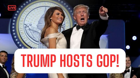 TRUMP SPEAKS AT NAT. GOVERNORS ASSOC. DINNER! & MORE..