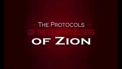 The protocols of Zion in plain English