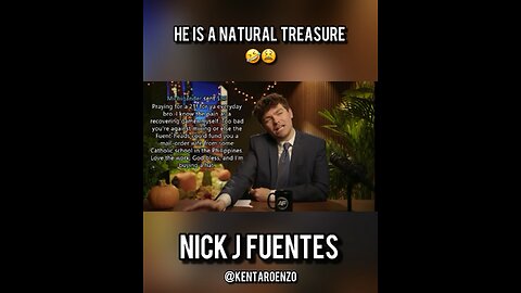 Nick Fuentes a national treasure!!